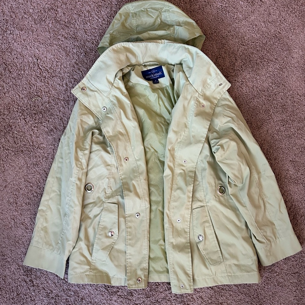 Mackintosh Light Green Hooded Jacket